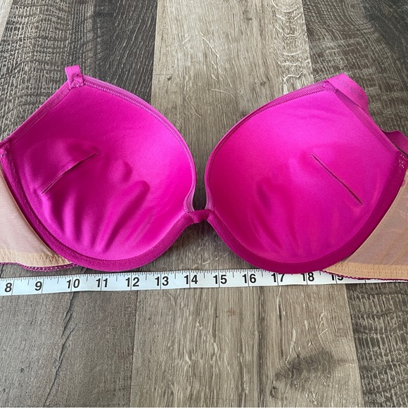 Calvin Klein Fuchsia Padded Lace Bra 36 C - Picture 8 of 15